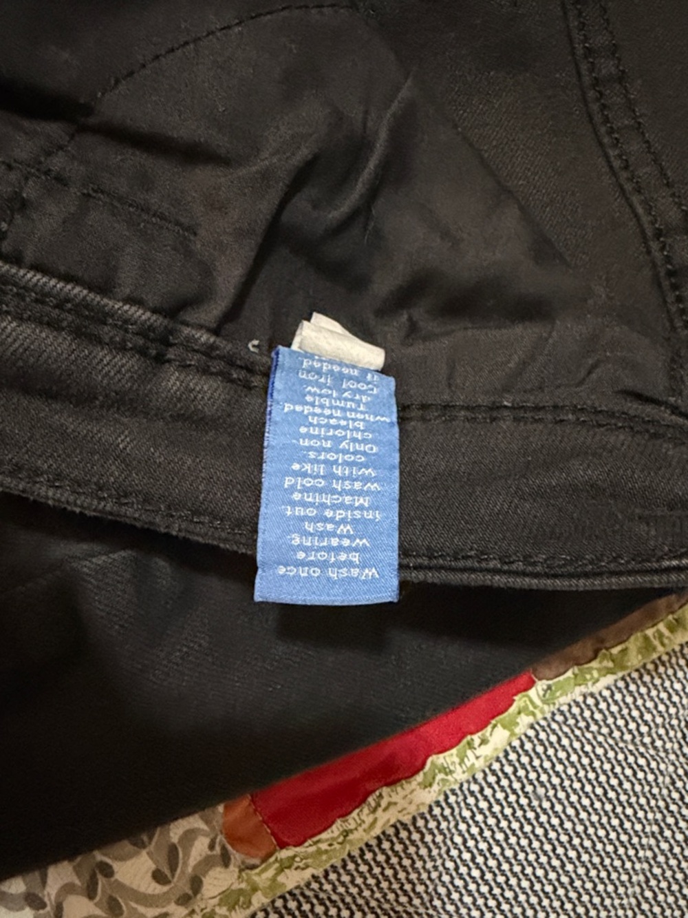 Simply Vera Black Stretch Skinny Pants - Picture 5 of 8